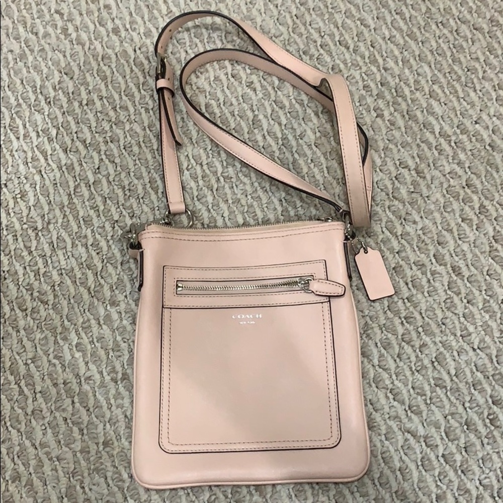 Coach Blush leather crossbody purse